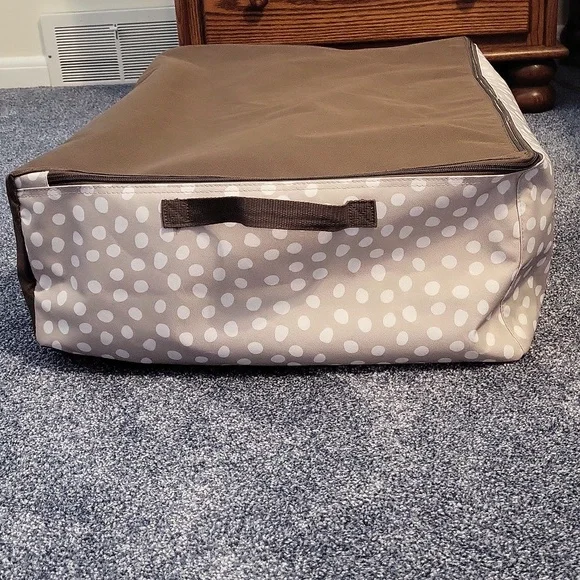 Polka Dot Underbed Storage Bag - Picture 3 of 12